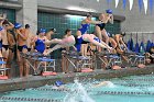 Swim vs Bentley  Wheaton College Swimming & Diving vs Bentley University. - Photo by Keith Nordstrom : Wheaton, Swimming & Diving